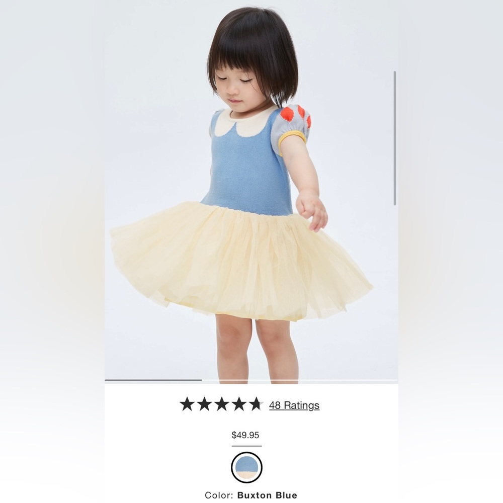 new GAP Snow White dress toddler